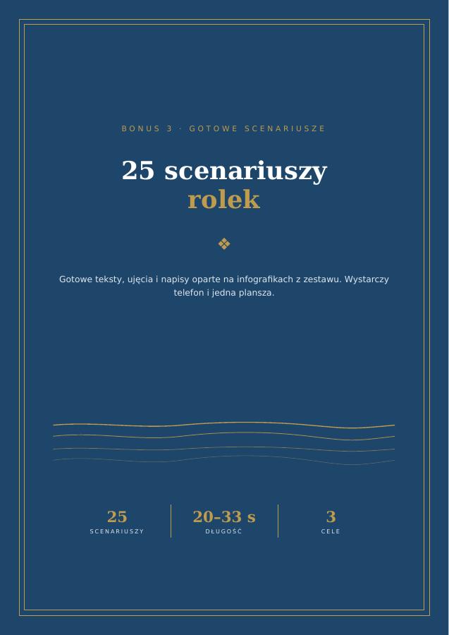 Okładka: 25 scenariuszy rolek